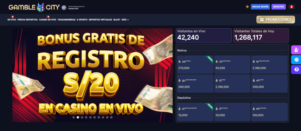 El Mejor Casino Online en Perú Gamble City